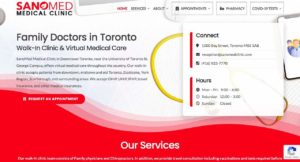 SanoMed homepage