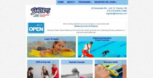 Shendy's Swim School homepage