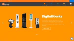 SignCast Media Inc. homepage