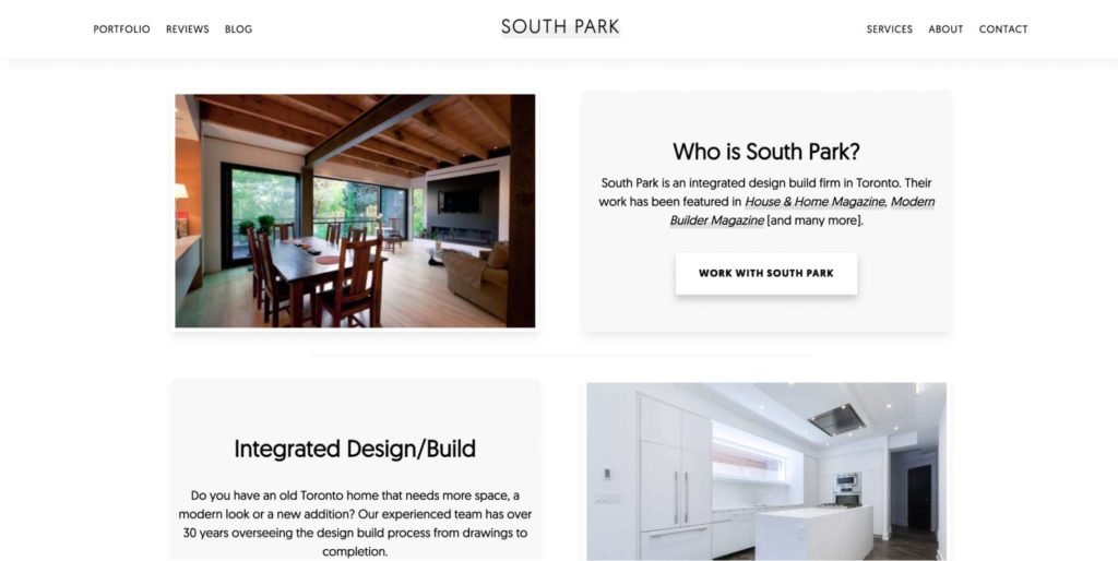 South Park homepage