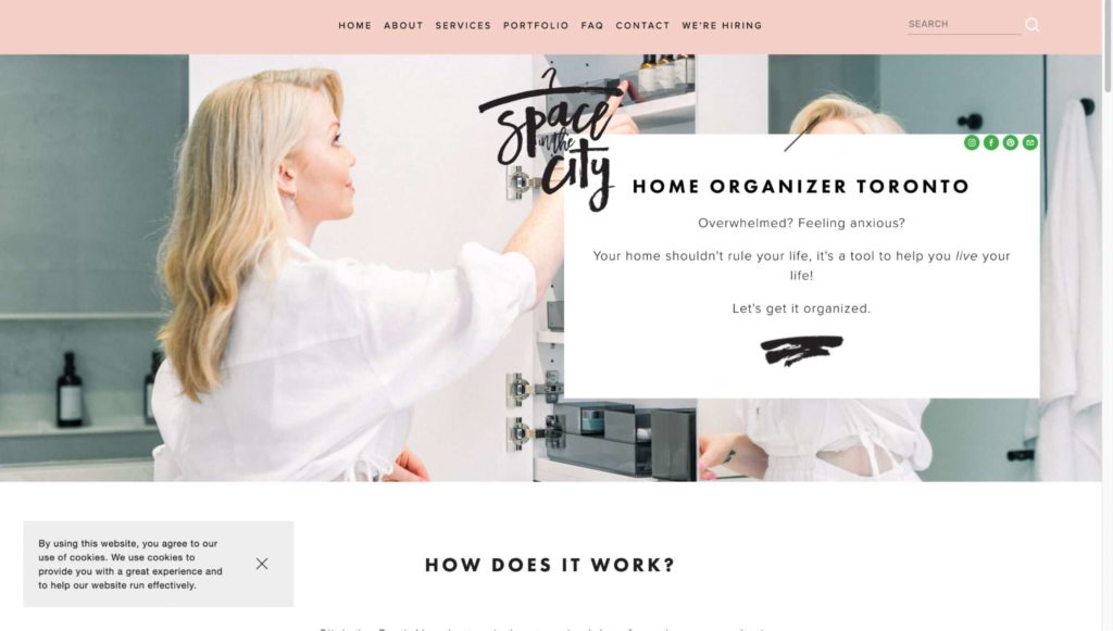 Space in the City homepage