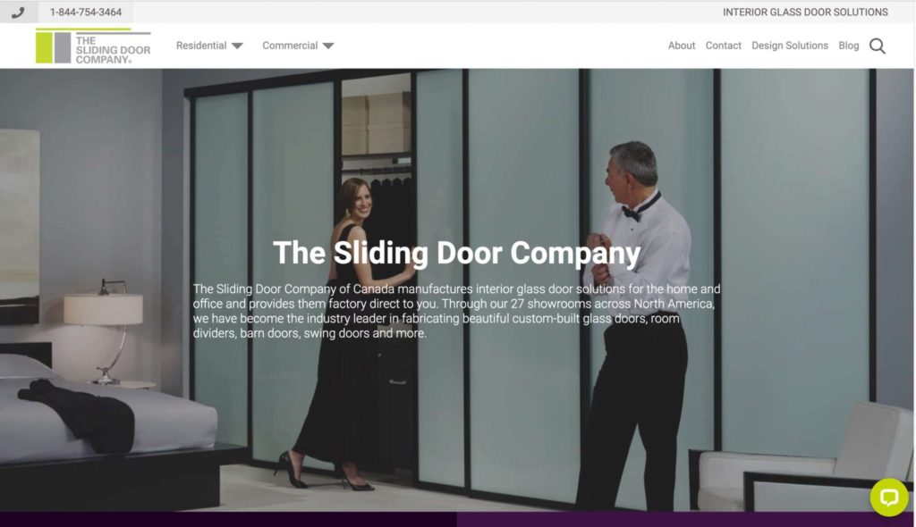 The Sliding Door Company Homepage