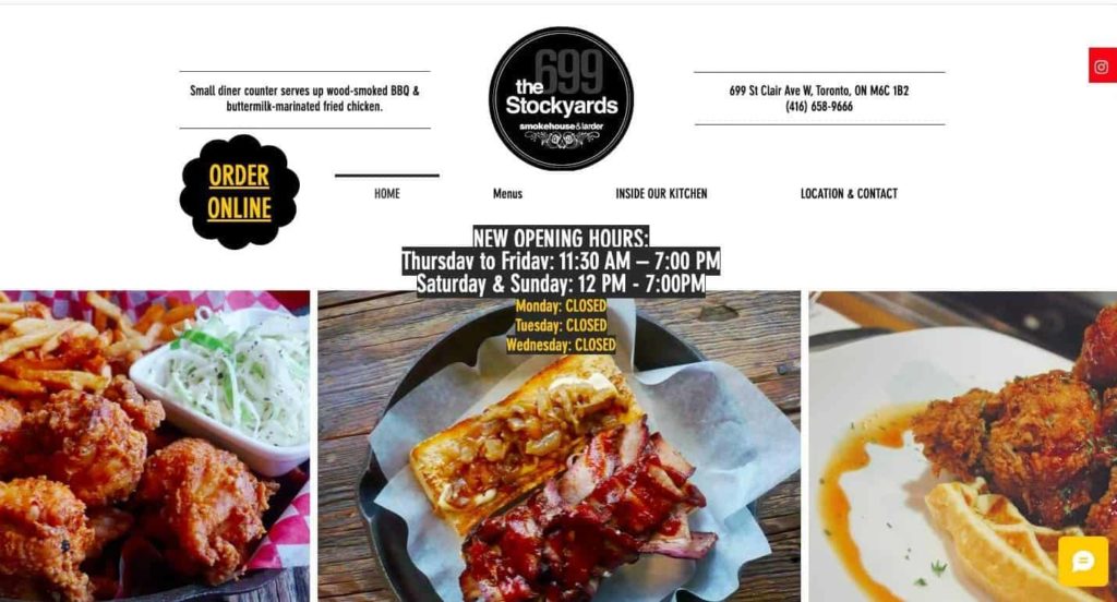 The Stockyards Smokehouse & Larder Homepage