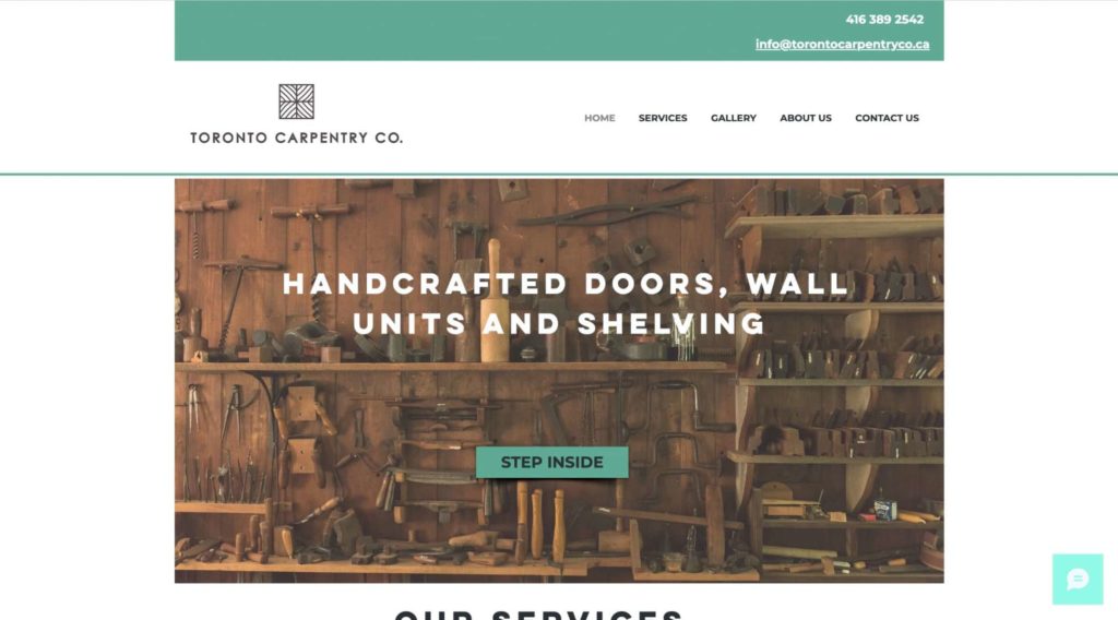 Toronto Carpentry Company homepage