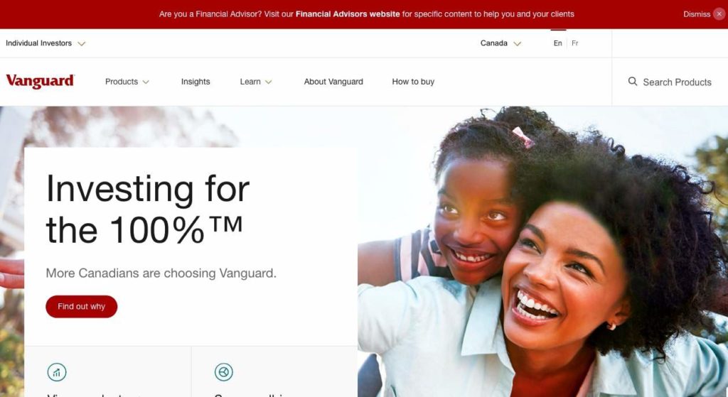 Vanguard Homepage