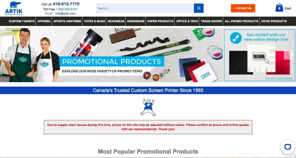 Artik Homepage