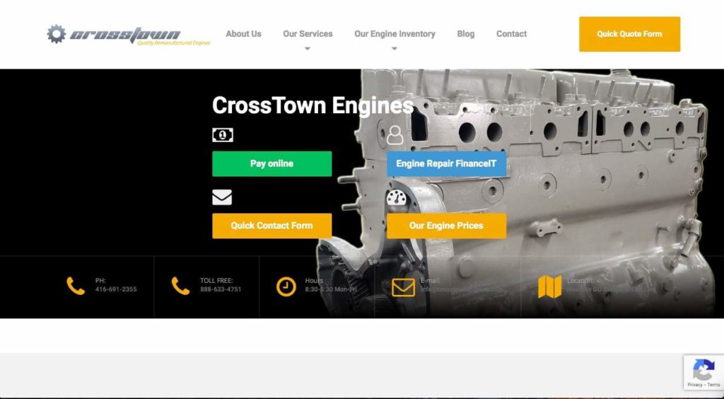 Crosstown Engines Rebuilders Homepage