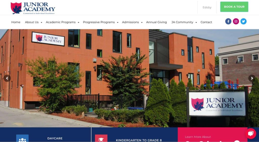 Junior Academy Homepage