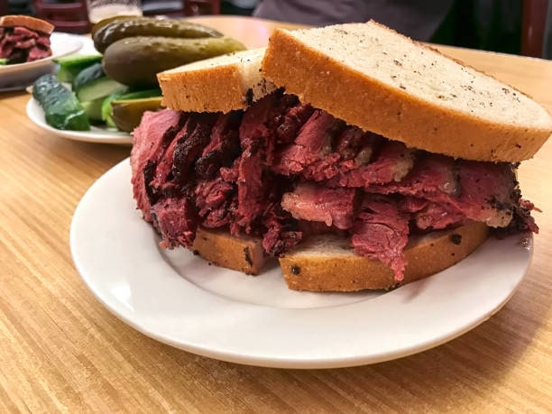 Smoked meat sandwiches