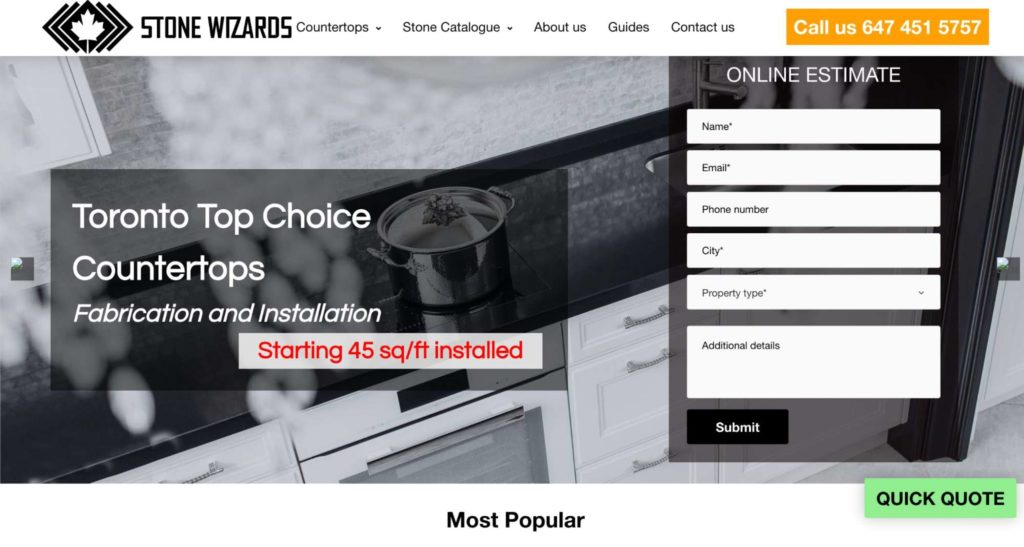 Stone Wizards Homepage