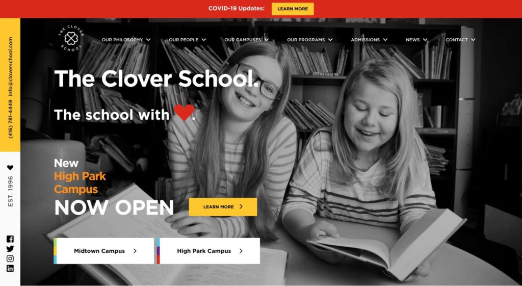 The Clover School Homepage