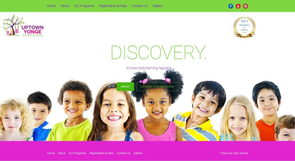Uptown Yonge Preschool Homepage