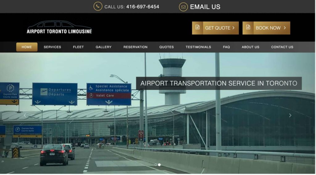 Airport Toronto Limousine Homepage