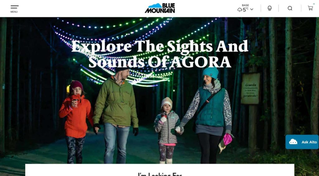 Blue Mountain Ski Resort Homepage