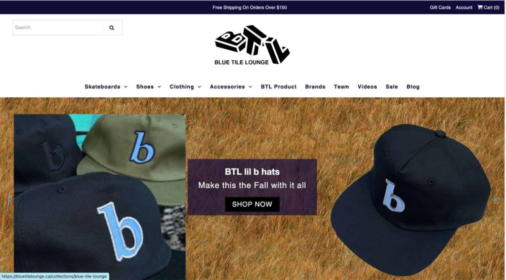 Blue Tile Lounge Homepage