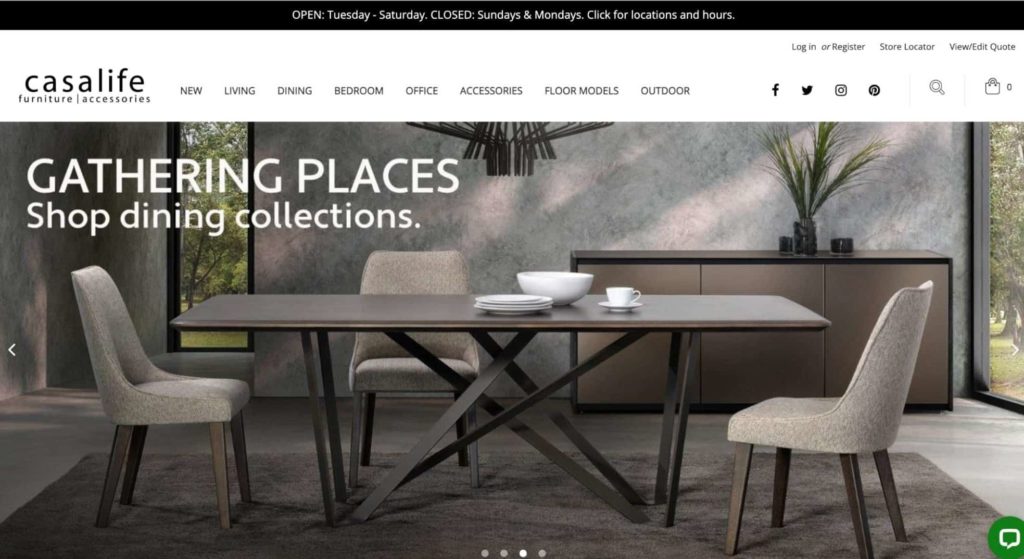 Casalife Furniture Homepage
