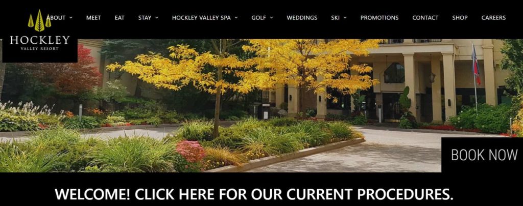 Hockley Valley Resort Homepage