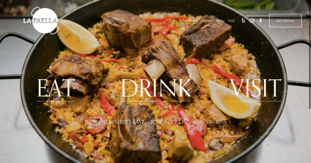 La Paella Homepage
