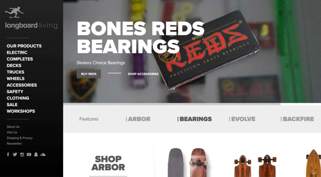 Longboard Living Homepage