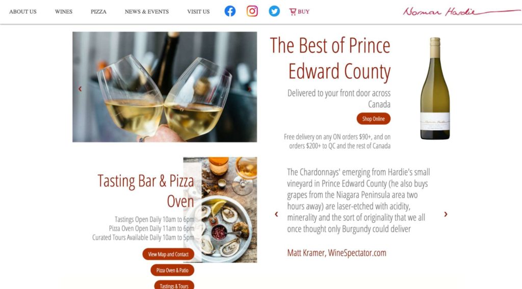 Norman Hardie Winery and Vineyard