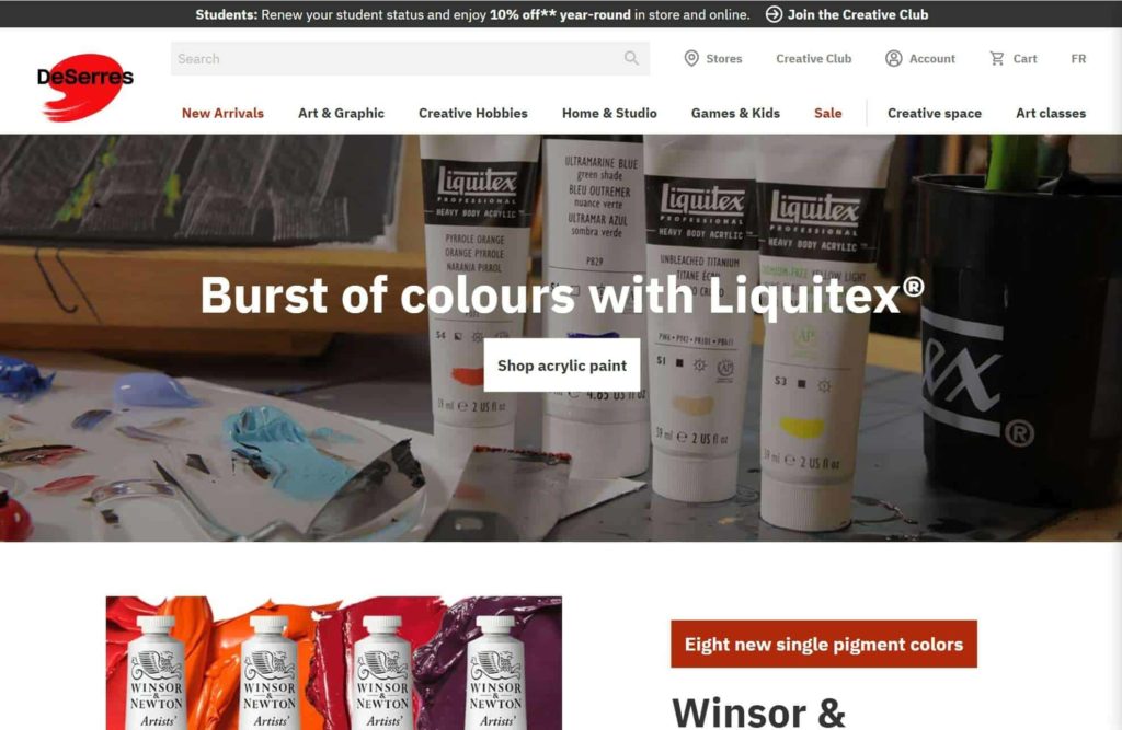 DeSerres Toronto-Uptown Homepage