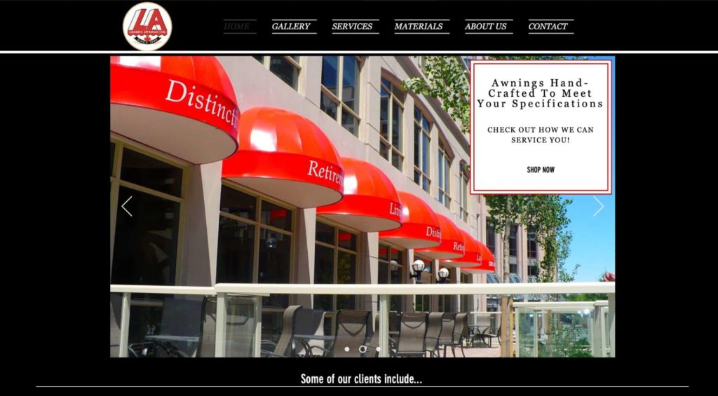 Leger's Awnings Homepage
