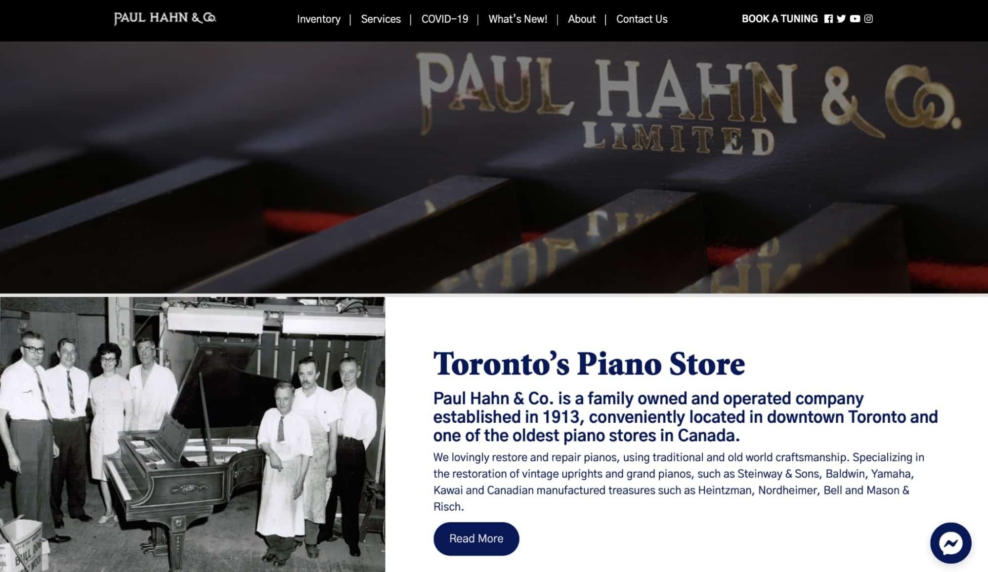 Paul Hahn & Co. Homepage