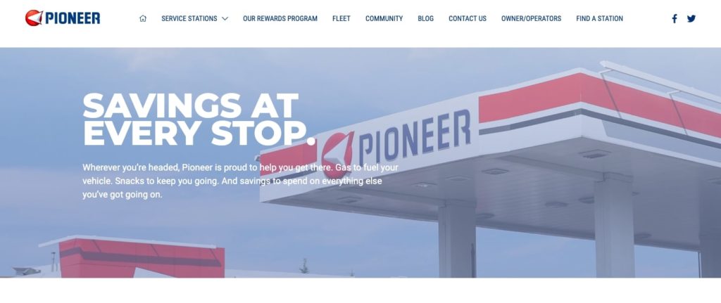 Pioneer Homepage