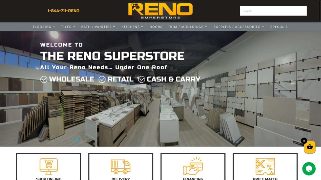 The Reno Superstore Homepage