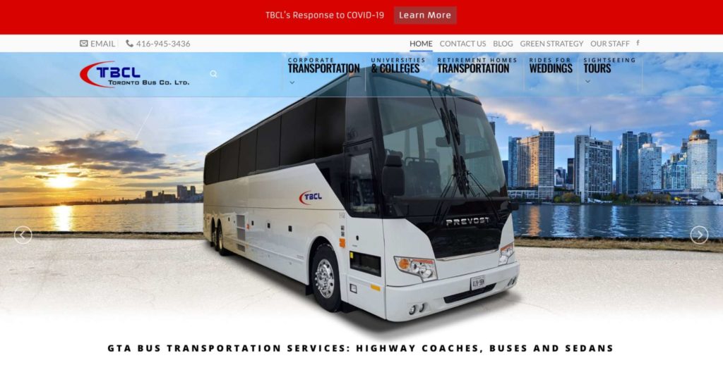 Toronto Bus Company Ltd. (TBCL) Homepage