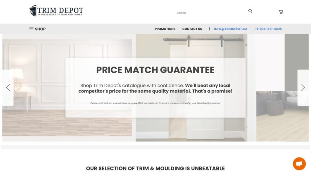 Trim Depot Homepage