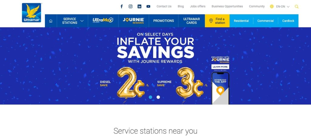 Ultramar Homepage