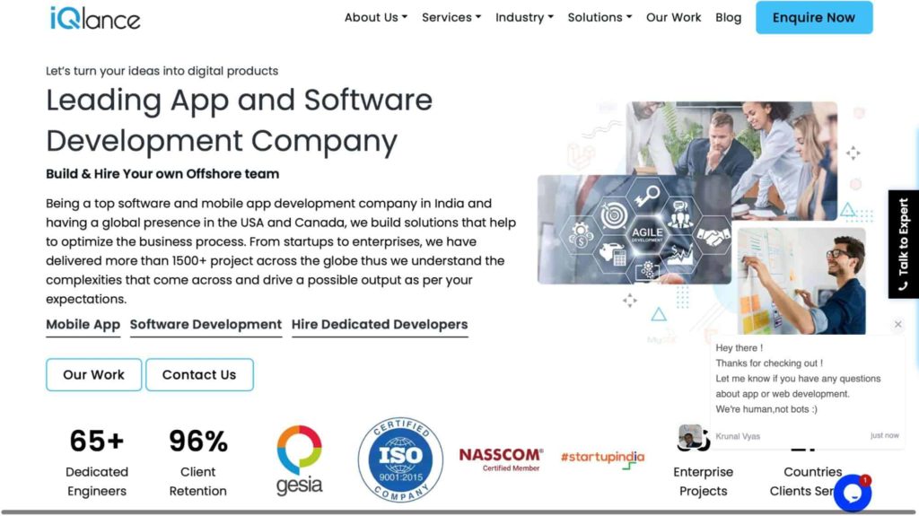 iQlance Solutions - App Developers Toronto Homepage