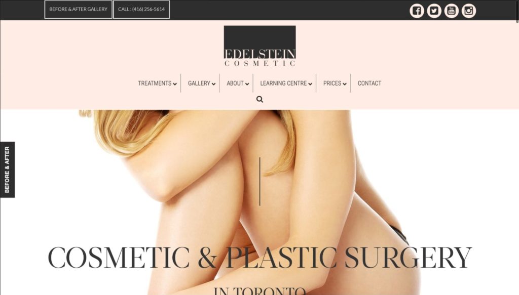 Dr. Jerome Edelstein Edelstein Cosmetic's Homepage