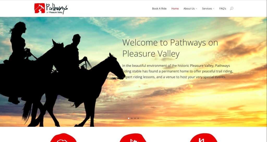 Pathways on Pleasure Valley's Homepage