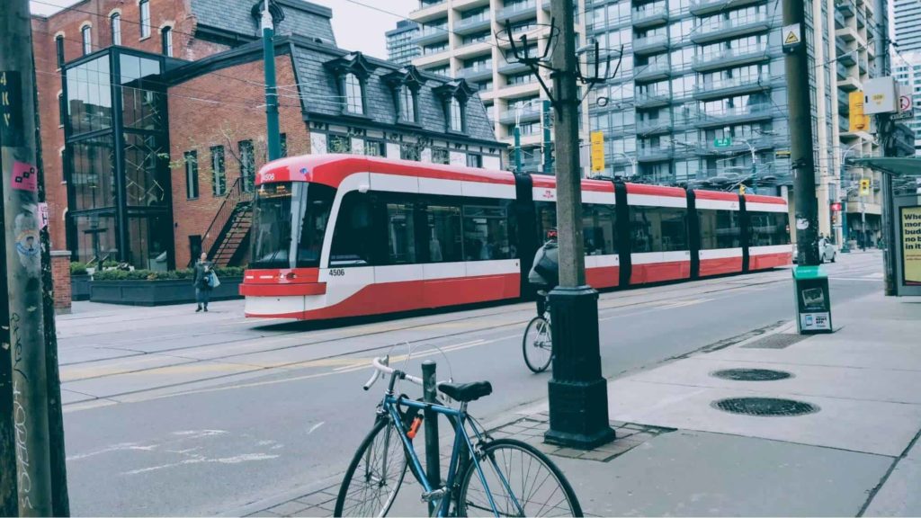 The subway system in Toronto