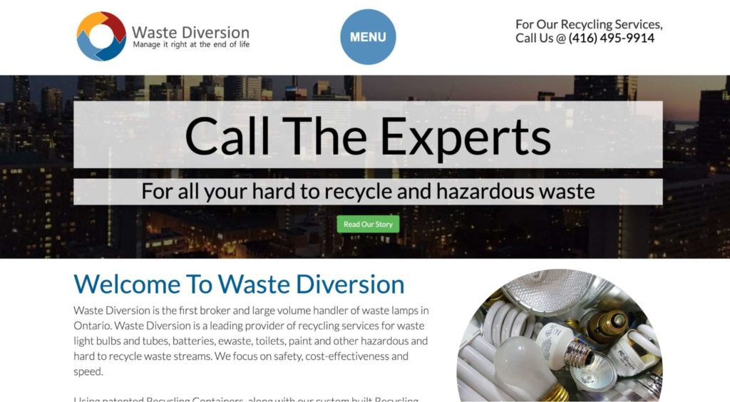 Waste Diversion - Recycling Services Homepage