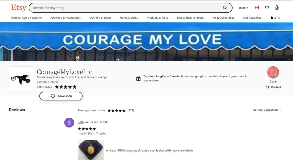 Courage My Love's Homepage