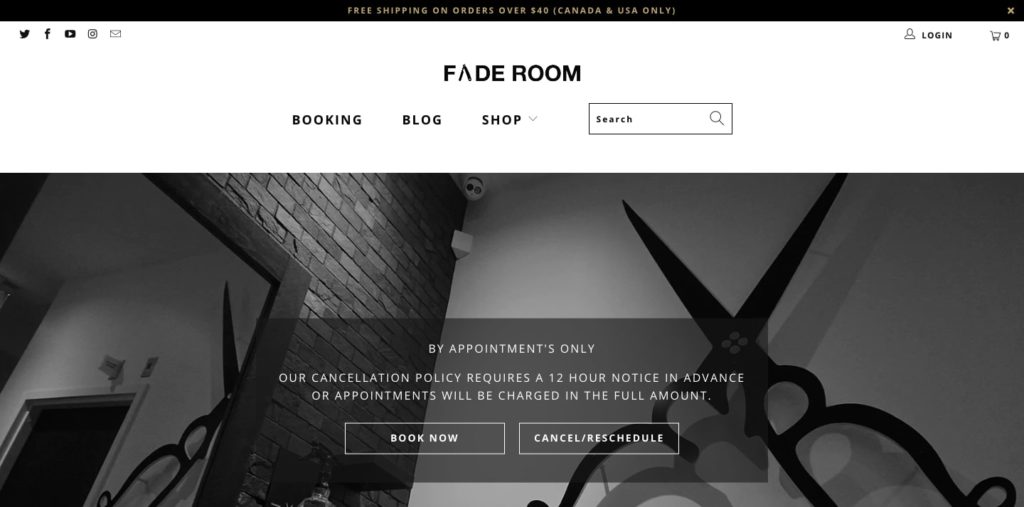 Fade Room's Homepage