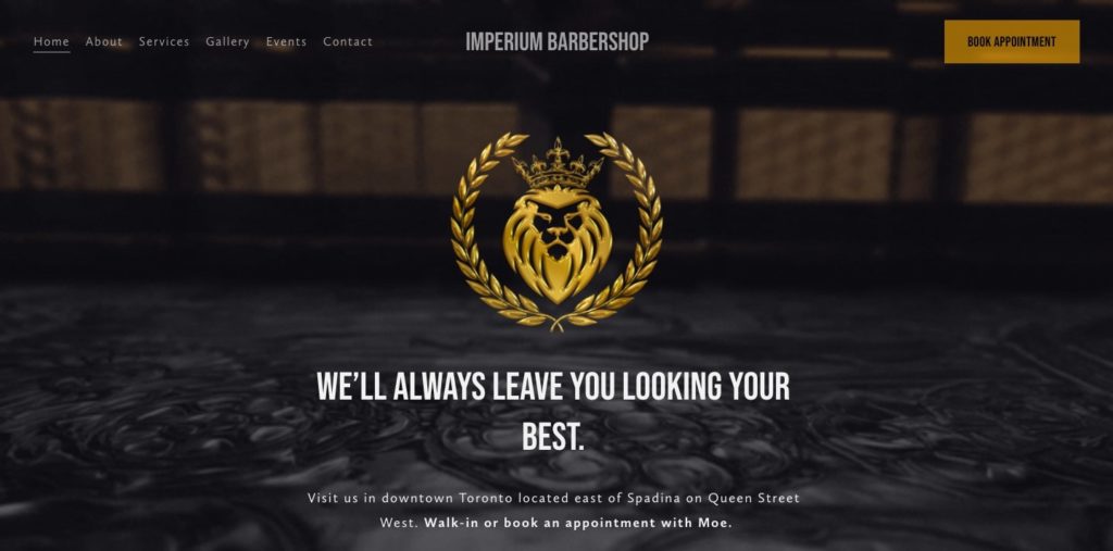 Imperium Barbershop's Homepage