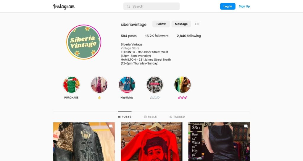 Siberia Vintage's Homepage