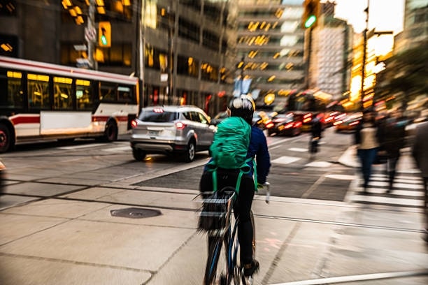 Walking and biking in Toronto