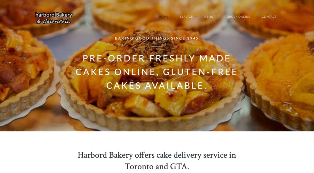 Harbord Bakery's Homepage