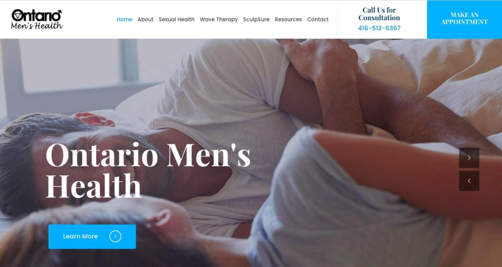 Ontario Men’s Health's Homepage
