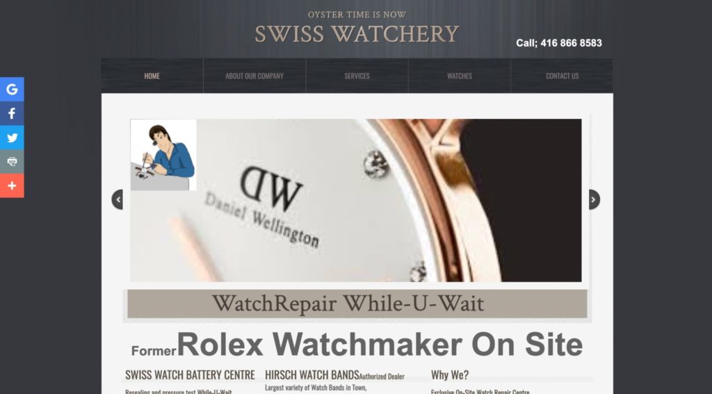 Swiss Watchery Homepage