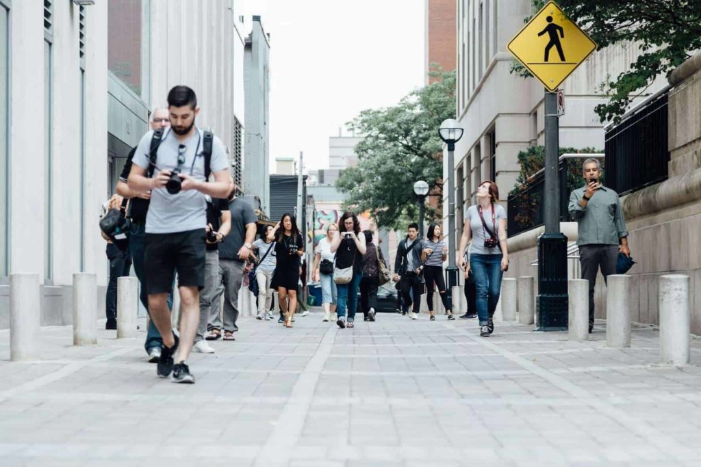 Toronto people love taking photos
