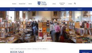 Trinity College Book Sale