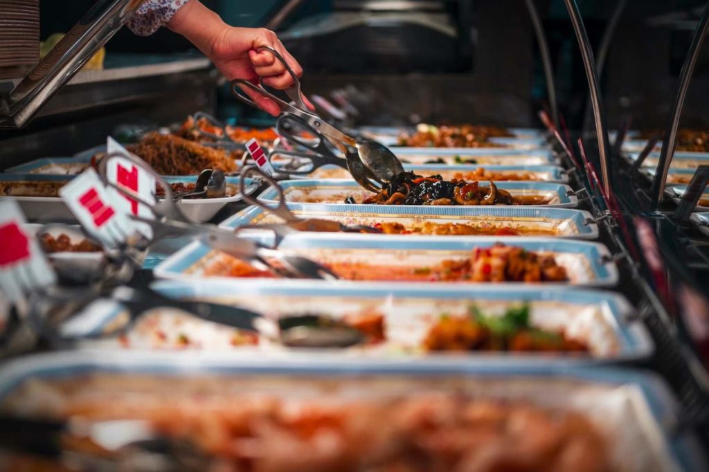 Some ticket options provide access to a buffet and bar