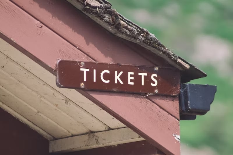 Tickets are needed to enter the official venue