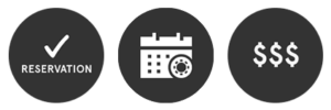 Reservation Required - Calendar - Pricey Logo